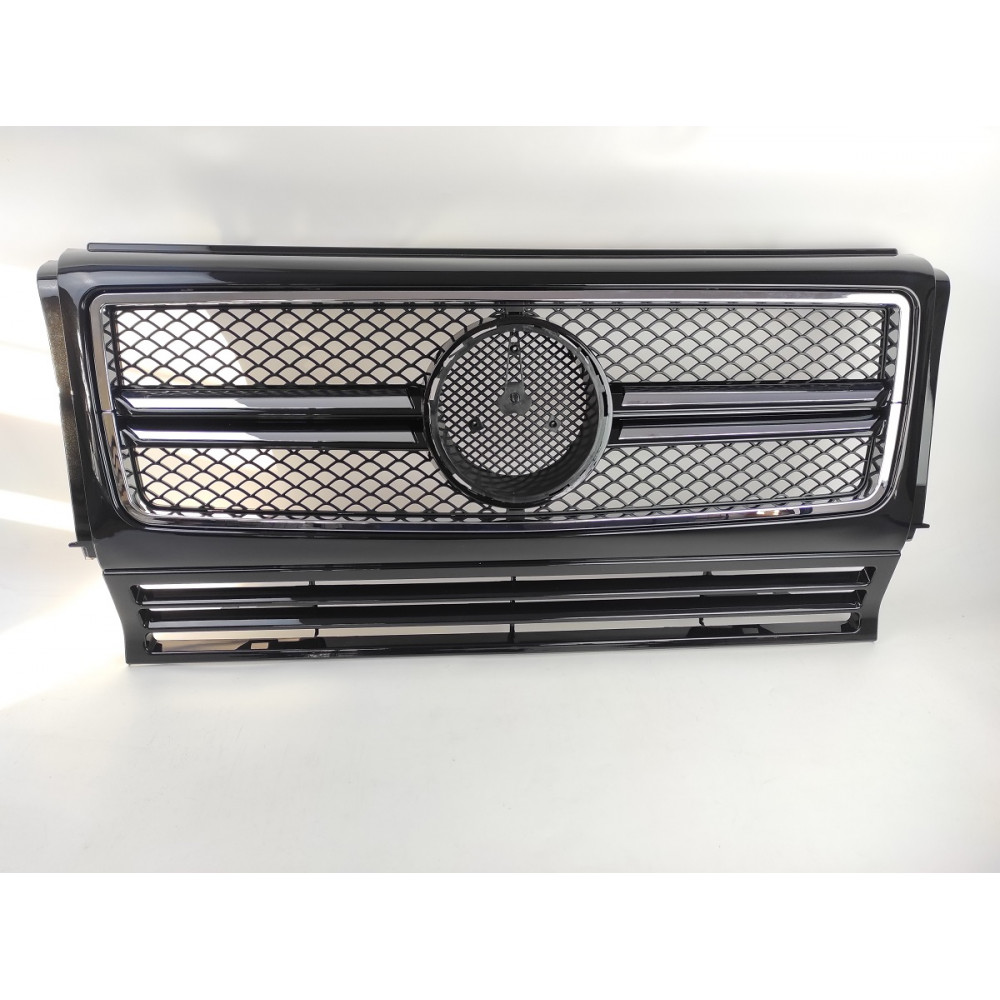 Решетка радиатора Mercedes G-Class W463 (1990-2014) в стиле AMG (Black)