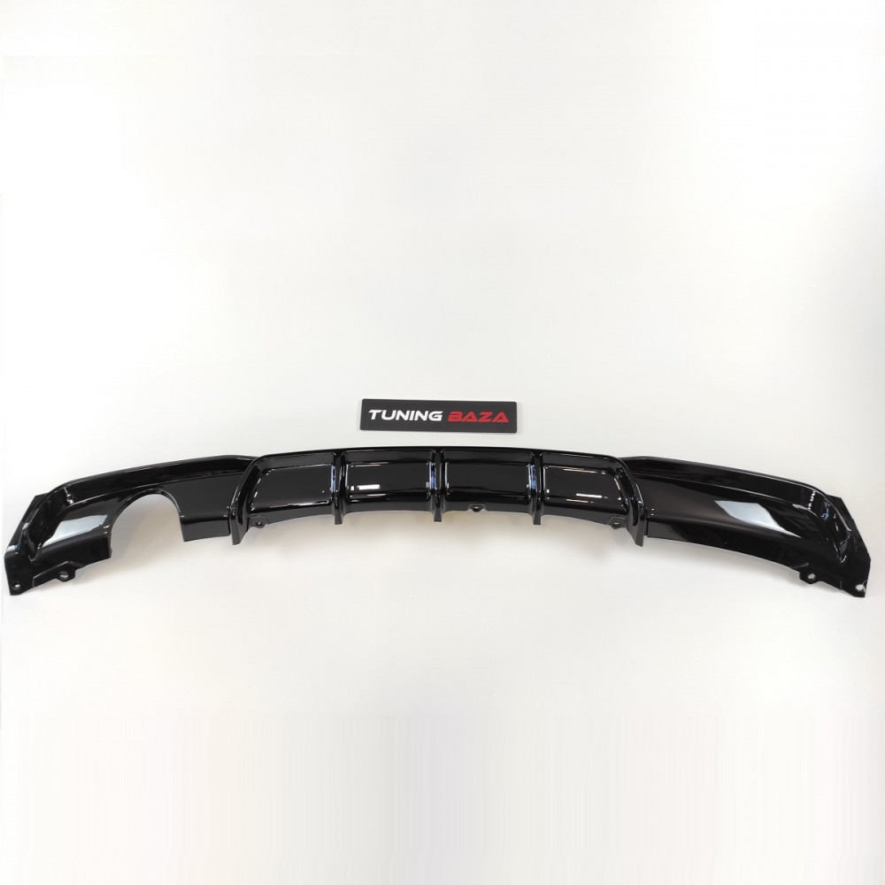 Накладка бампера M Technic BMW F30 F31 M Performance чорний глянець