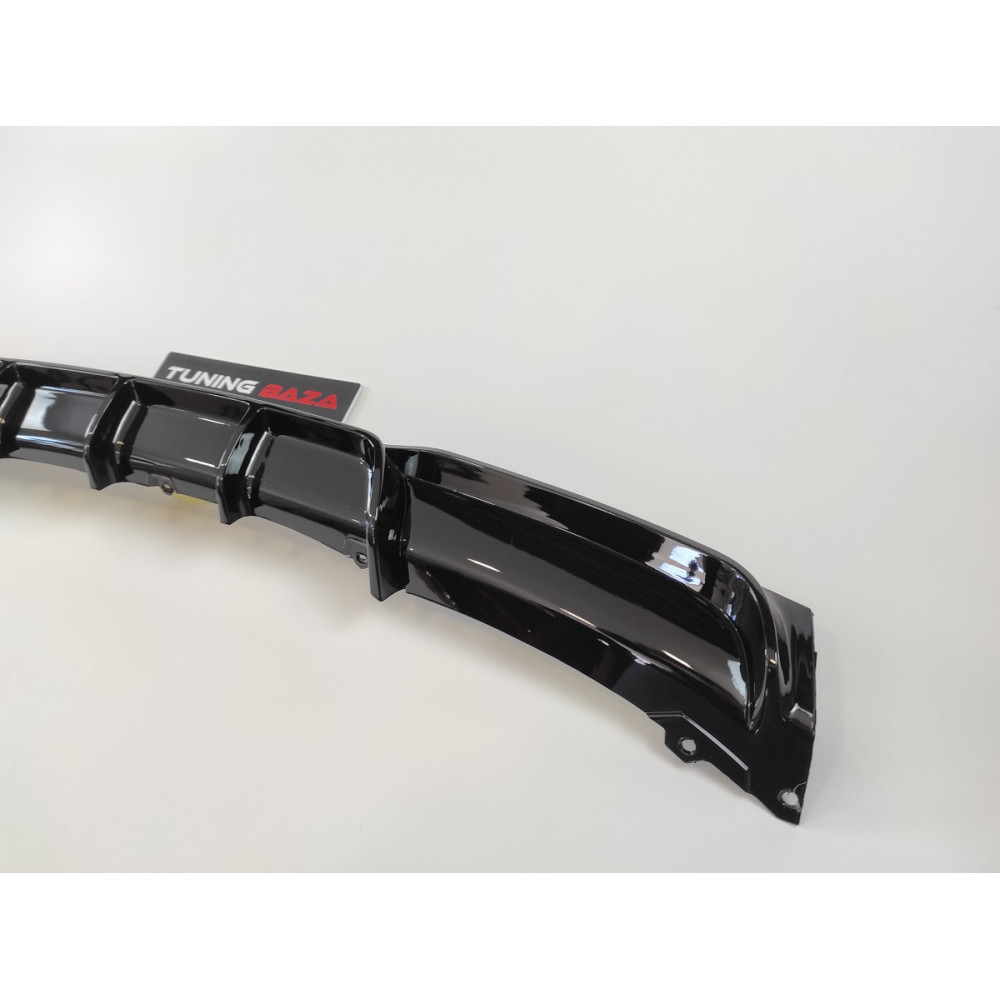 Накладка бампера M Technic BMW F30 F31 M Performance чорний глянець
