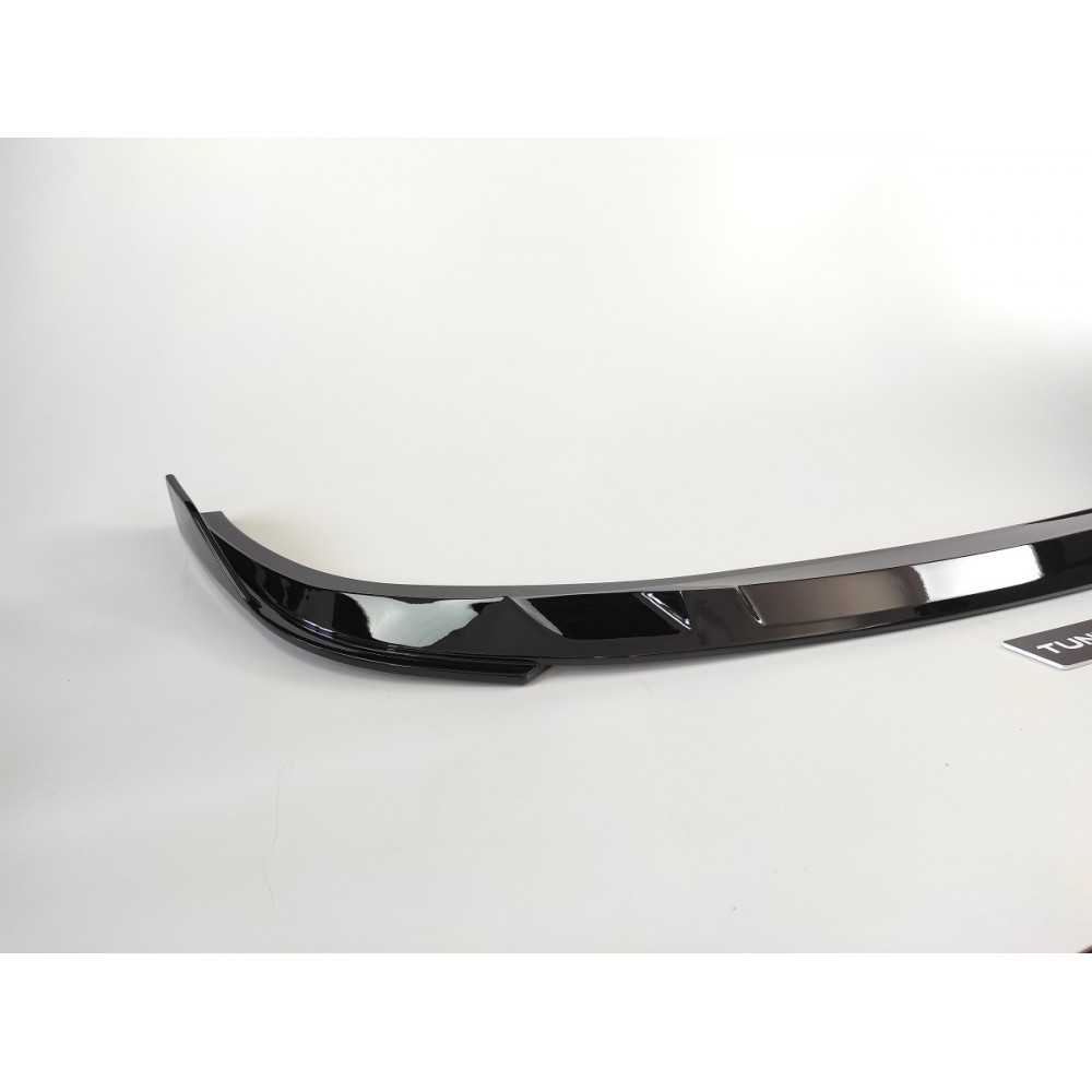 Диффузор переднего бампера BMW 3 G20 LCI Черный глянец