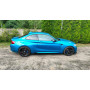 Бічні леза на пороги BMW F22 дизайн M Performance чорний глянець