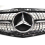 Решітка радіатора для Mercedes E-Class W212 (2013-2016) у стилі Diamond AMG Avantgarde Black Chrome