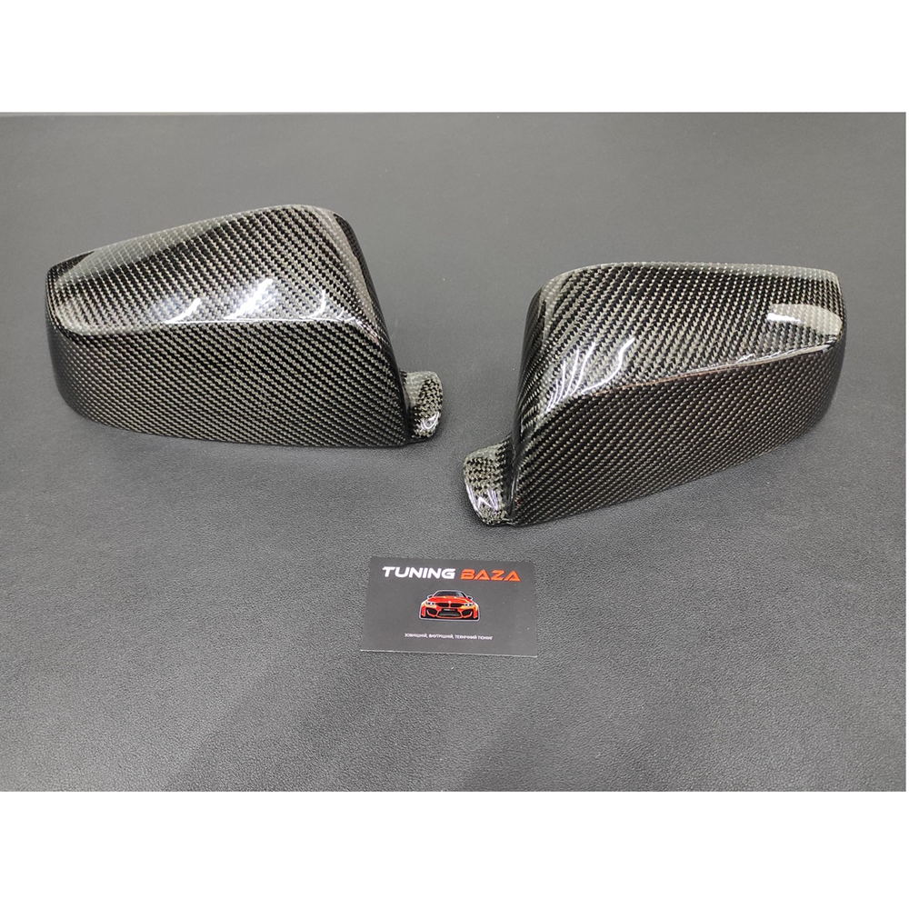Карбоновые накладки на зеркала (корпуса) BMW E60/F07 original style (2007-2009)