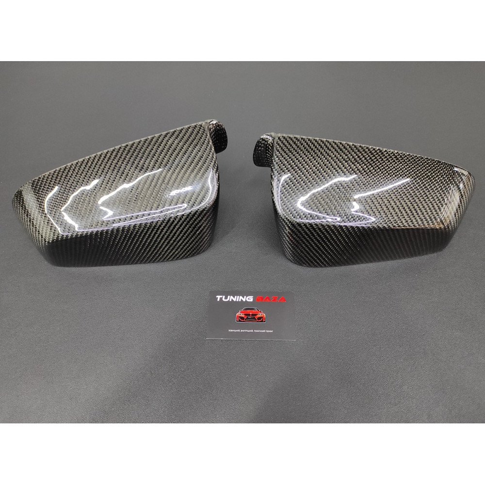 Карбоновые накладки на зеркала (корпуса) BMW E60/F07 original style (2007-2009)