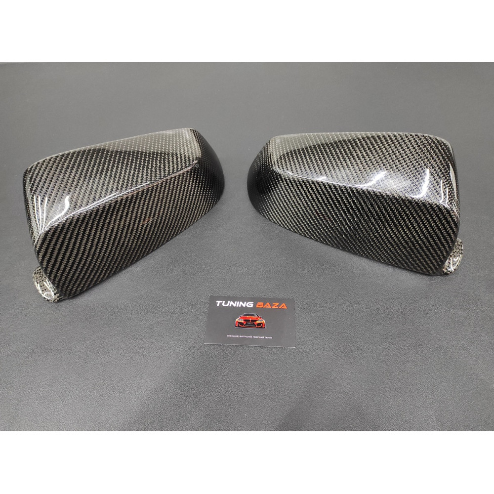 Карбоновые накладки на зеркала (корпуса) BMW E60/F07 original style (2007-2009)