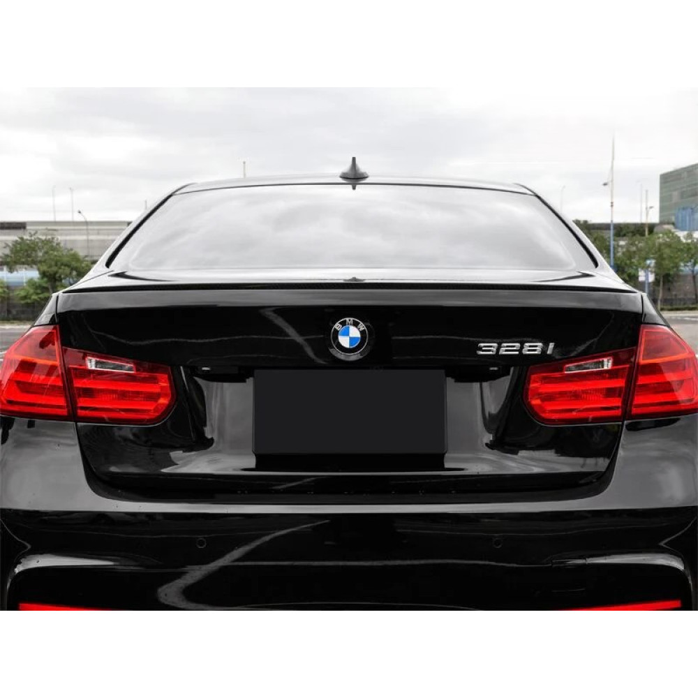 Спойлер крышки багажника BMW 3 F30 F80 M3 Style черный глянец
