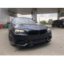 Диффузор (накладка) Переднего M-Tech бампера BMW F10/F11 М-Performance Черный глянец