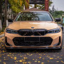 Дифузор переднього бампера BMW 3 G20 LCI чорний глянець
