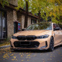 Дифузор переднього бампера BMW 3 G20 LCI чорний глянець