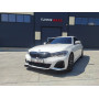 Диффузор переднего бампера BMW 3 G20 M-Performance V1 (Черный глянец)