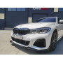 Диффузор переднего бампера BMW 3 G20 M-Performance V1 (Черный глянец)