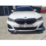 Диффузор переднего бампера BMW 3 G20 M-Performance V1 (Черный глянец)