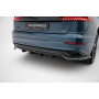Диффузор (накладка) на задний бампер Audi Q8 4M (2018-2023)