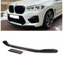Накладка (губа) на передний бампер BMW X3M G01 X4М G02 (2017-2022)