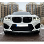 Накладка (губа) на передний бампер BMW X3M G01 X4М G02 (2017-2022)