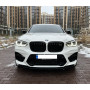 Накладка (губа) на передний бампер BMW X3M G01 X4М G02 (2017-2022)