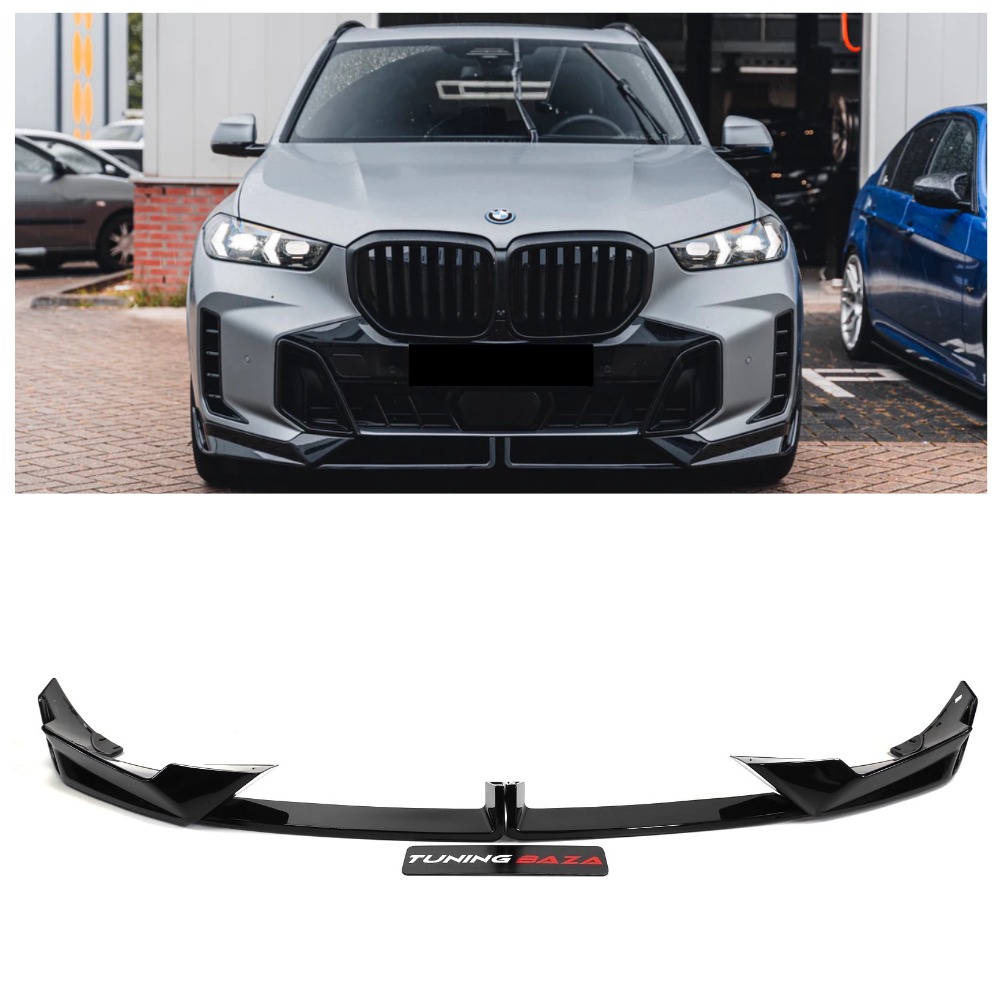 Накладка (губа) на передний бампер BMW X5 G05 LCI