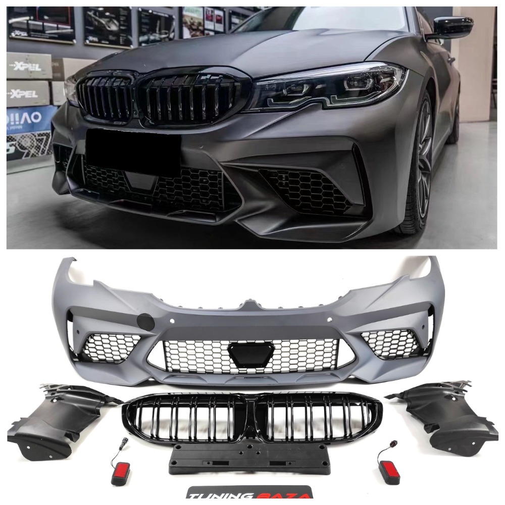 Бампер передний BMW 3-Series G20 (2018-2023) в стиле М2 Competition