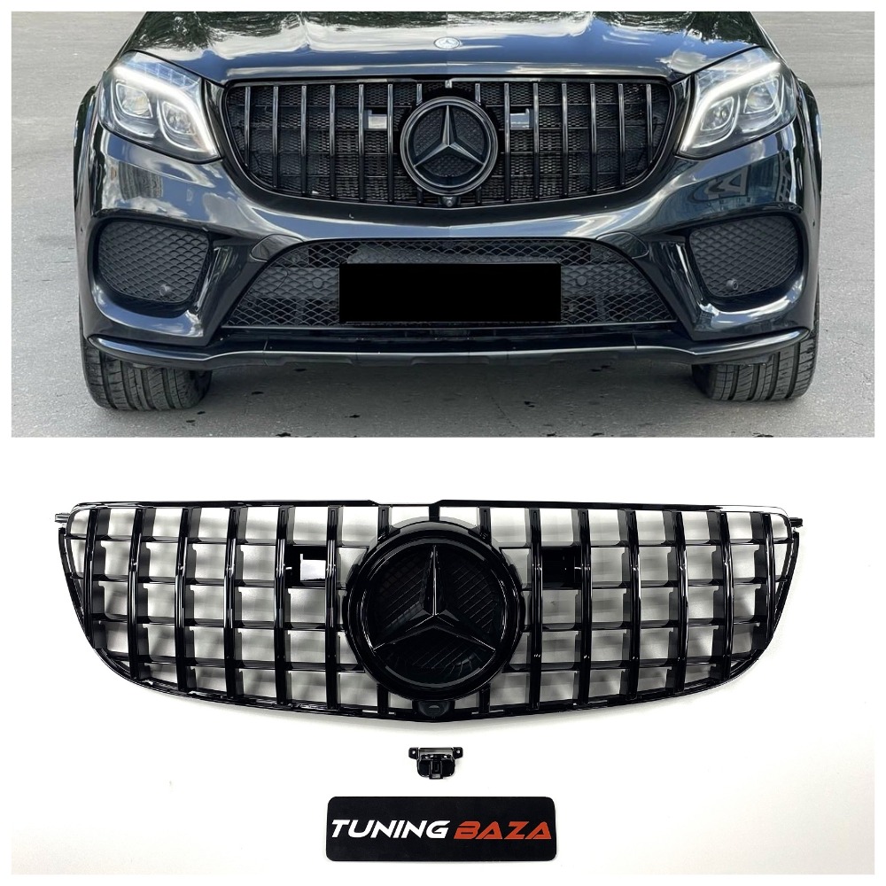 Решетка радиатора Mercedes Benz GLS X166 (2016-2019) в стиле AMG Panamericana