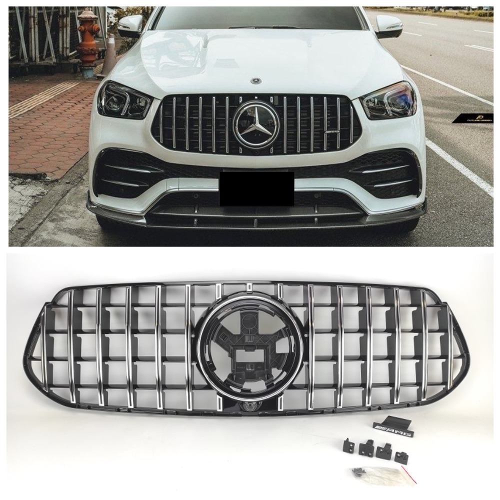 Решітка радіатора Mercedes GLE Class W167 (2019-2023) у стилі AMG Panamericana