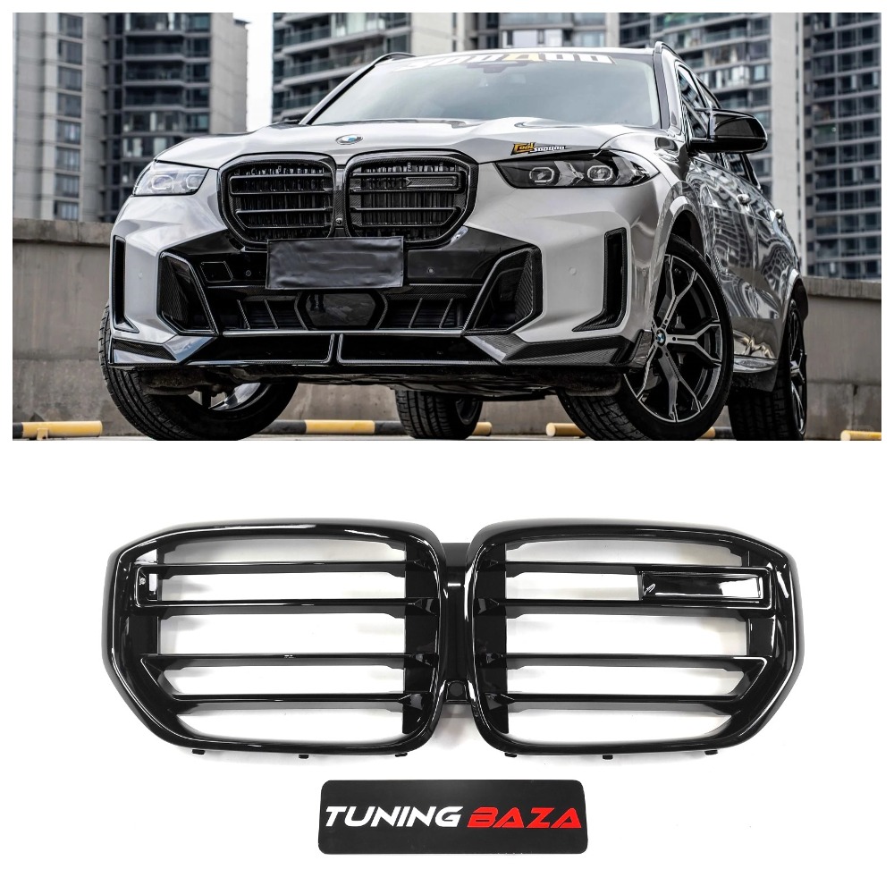 Решетка радиатора (ноздри) BMW X5 G05 (2018-2025) в стиле X5M F95 LCI