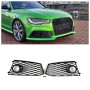 Боковые решетки туманок Audi A6 C7 A7 (2011-2015) в RS бампер