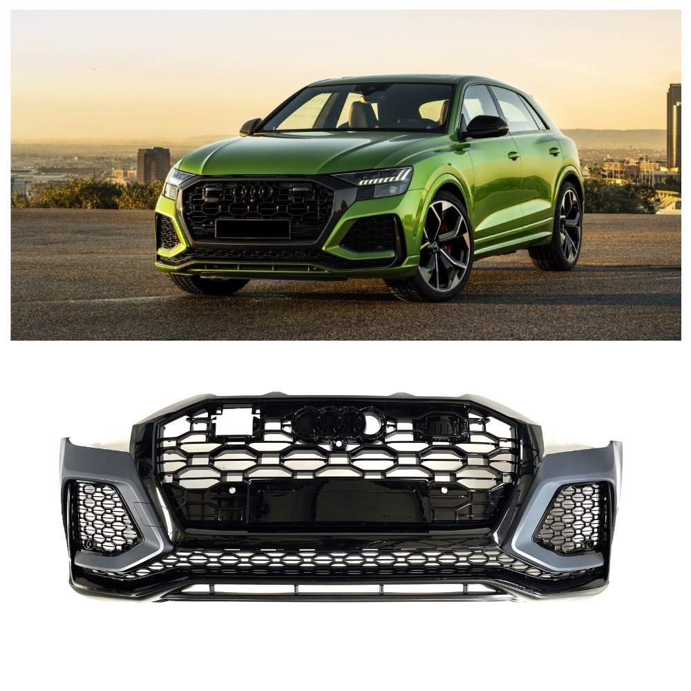 Передний бампер на Audi Q8 4M (2018-2023) в стиле RSQ8