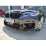 Диффузор (губа) переднего M5 F90 CS бампера BMW 5 G30 G31 LCI черный глянец