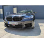 Диффузор (губа) переднего M5 F90 CS бампера BMW 5 G30 G31 LCI черный глянец