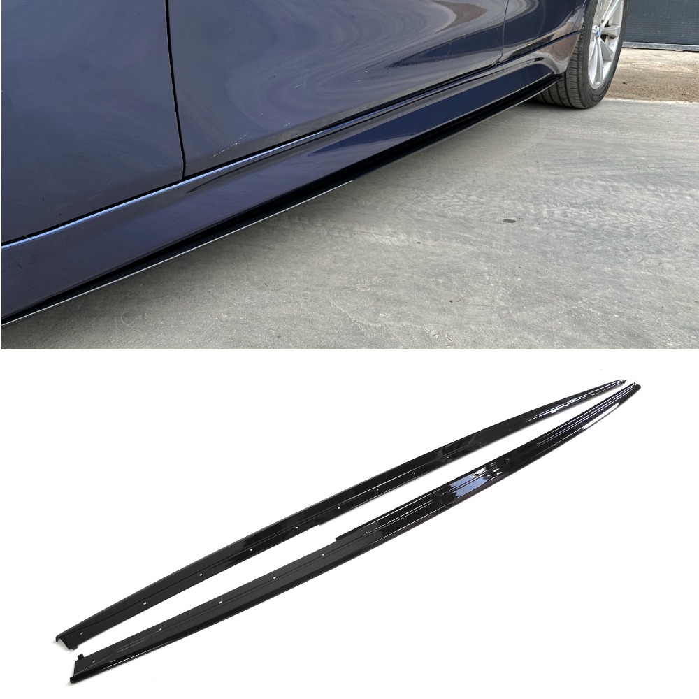 Лезвия на пороги M-tech BMW 3 F30/F31 Черный глянец M-Performance (Китай)