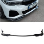 Диффузор переднего бампера BMW 3 G20 M-Performance V1 (Черный глянец)