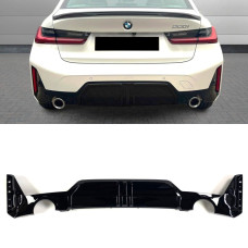 Диффузор заднего бампера BMW 3-Series G20 (2022-2025) в стиле M-Package