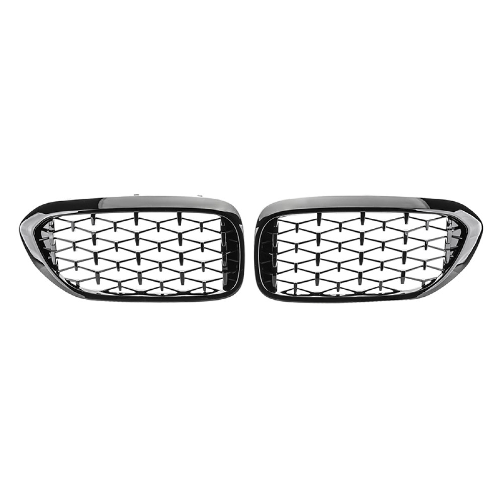 Решетка радиатора (ноздри) BMW 5-Series G30/G31 (2016-2020) в стиле Diamond