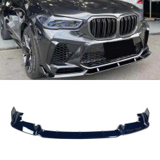 Накладка (губа) на передний бампер BMW X5M F95 (2019-2023)