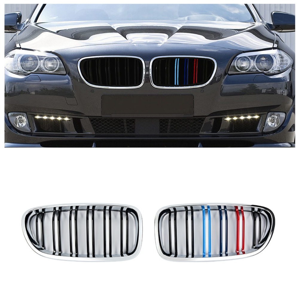 Решетки радиатора (ноздри) BMW 5-Series F10/F11 (2010-2016) в стиле M-Performace