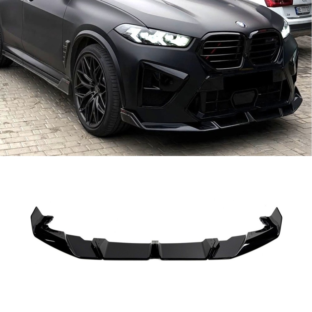 Губа на передний бампер BMW X5M F95 X6M F96 LCI-V2