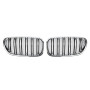 Решетки радиатора (ноздри) BMW 5 F10-F11 М5 Style Gloss Black / Chrome