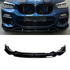 Губа на передний бампер BMW X3 G01 X4 G02 (2018-2021) V2