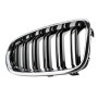 Решетки радиатора (ноздри) BMW 5 F10-F11 М5 Style Gloss Black / Chrome