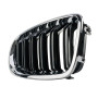 Решетки радиатора (ноздри) BMW 5 F10-F11 М5 Style Gloss Black / Chrome