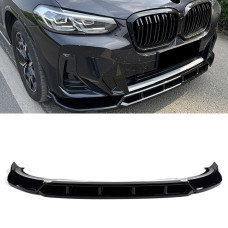 Накладка (губа) на передний бампер BMW X3 G01 (2021-2024) V2