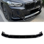 Накладка (губа) на передний бампер BMW X3 G01 (2021-2024) V2