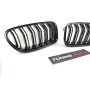 Решетки радиатора (ноздри) BMW 5 F10-F11 М5 Style Gloss Black
