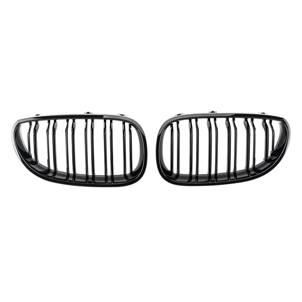 Решетки радиатора (ноздри) BMW 5-Series E60/E61 (2003-2010) в стиле M5 (Gloss Black)