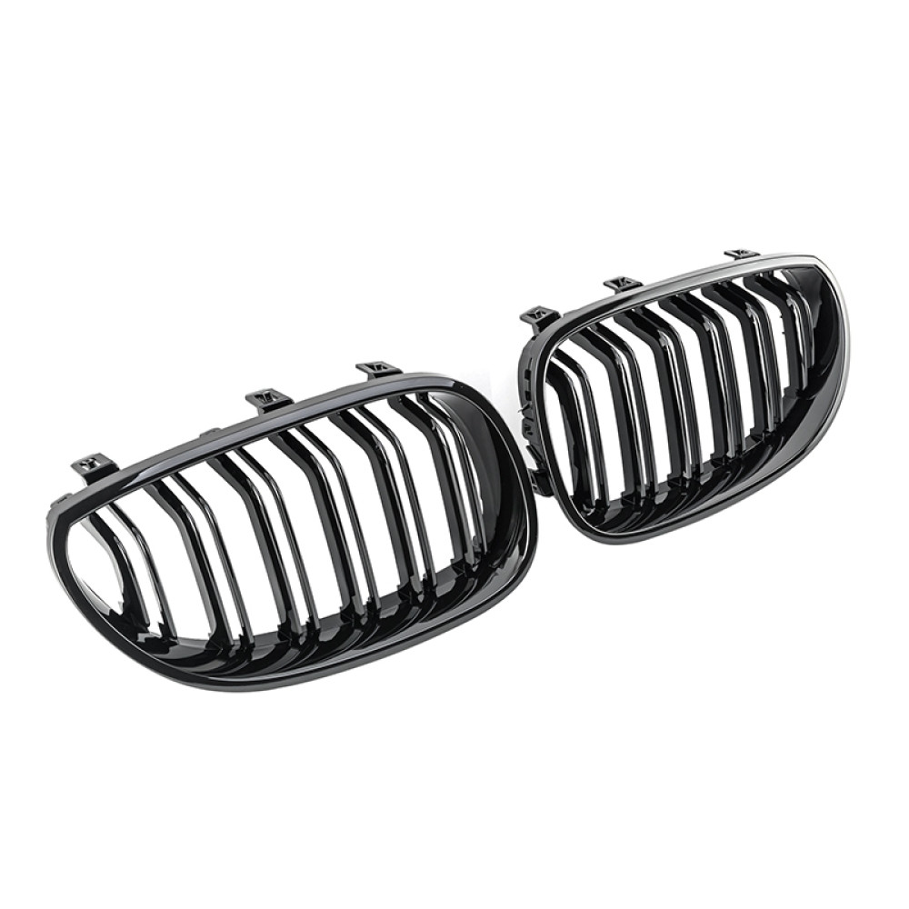 Решетки радиатора (ноздри) BMW 5-Series E60/E61 (2003-2010) в стиле M5 (Gloss Black)