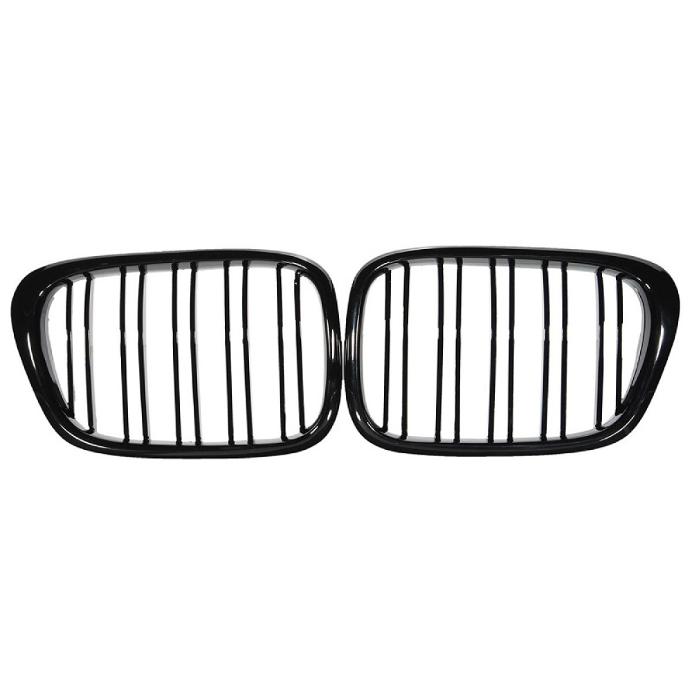 Решетки радиатора (ноздри) BMW 5-Series E39 (1995-2003) в стиле М5 (Gloss Black)