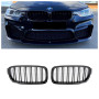 Решетки радиатора (ноздри) BMW 3-Series F30/F31 (2011-2019) в стиле М3 Gloss Black (двойные ребра)