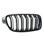 Решетки радиатора (ноздри) BMW 3-Series F30/F31 (2011-2019) в стиле М3 Gloss Black (двойные ребра)