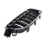 Решетки радиатора (ноздри) BMW 3-Series F30/F31 (2011-2019) в стиле М3 Gloss Black (двойные ребра)
