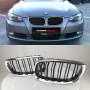 Решітка радіатора (ніздрі) BMW 3-Series E92/E93 (2007-2010) в стилі M3 Gloss Black/Chrome